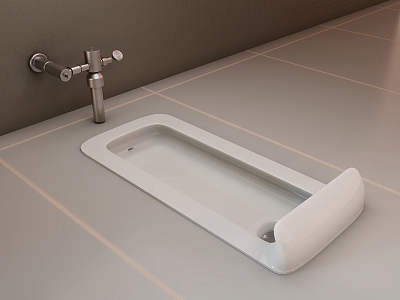 Squat toilet foot flush model