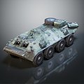 Modern Tank Light Tank Light Armor 3d model