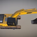 Lonking Yellow Heavy Duty Tracked Excavator Construction Functional Vehicle With Bucket