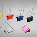 Colorful Binder Clips As Practical Daily Life Supplies With Various Colors