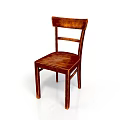 Classic Wooden Chair Design With Simple Backrest Sturdy Seat And Durable Legs