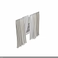 Modern Light Gray Curtains With White Sheer Panels And Floor Length Design