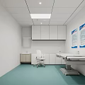 Modern Hospital Outpatient Clinic Interior Design With Beds And Seating