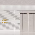 Tooling linear light background wall 3d model
