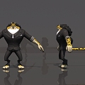 One Piece Rob Ludge Leopard Form CP9 World Government 3d model