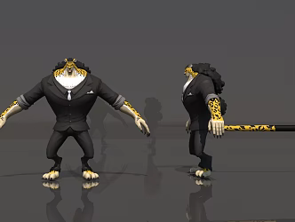 One Piece Rob Ludge Leopard Form CP9 World Government 3d model