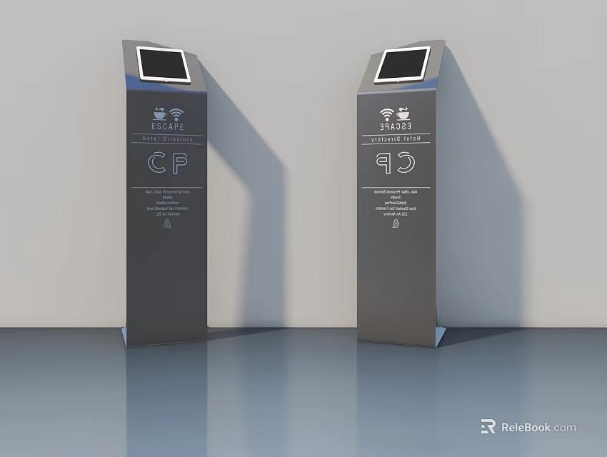 Modern Flat Door Design With Glass Panel And Aluminum Frame For Interior Use 3d model 
