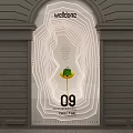 Maison Shop Window With Green Handbag On Golden Tray July 09 Chilltime White Line Design