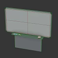 Whiteboard With Sturdy Floor Stand Marker Tray And Eraser Office Equipment