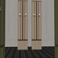CCD modern hotel screen partition combination 3d model