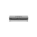 Modern Silver Kitchen Appliance With Control Panel For Home Cooking Space