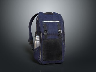 Camping backpack schoolbag student schoolbag travel bag travel backpack camping bag mountaineering bag 3d model