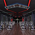 Modern Gym 3d model