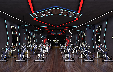 Modern Gym 3d model