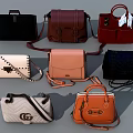 Stylish Handbags With Various Colors Styles And Designs Including Tote Crossbody And Clutch