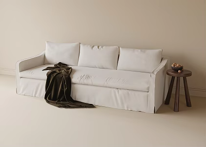 Three-seat sofa 3d model