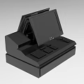 Efficient Business Equipment POS System With Touch Screen Keyboard And Printer