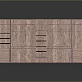 Wooden Display Shelf with Multiple Open Shelves and Drawer Storage Modern Design