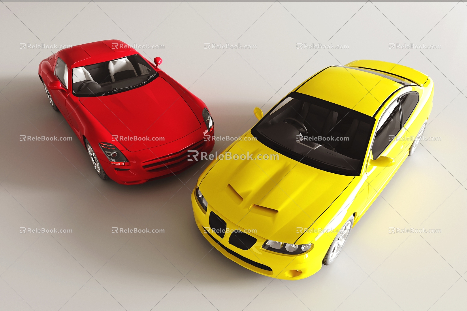 automobile automobile combination 3d model