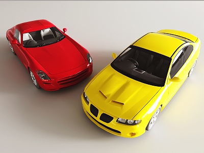 automobile combination 3d model