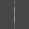 Ornate Medieval Sword With Carved Hilt Guard And Intricate Metal Blade Design