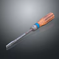Sturdy High Quality Hardware Tool Chisel With Wooden Handle And Metal Cutting Edge