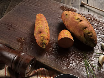 Modern sweet potato 3d model