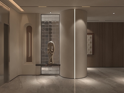 Light Luxury Entrance model