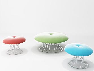 Sofa stool 3d model