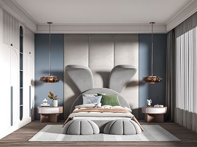 Modern Children's Room 3d model