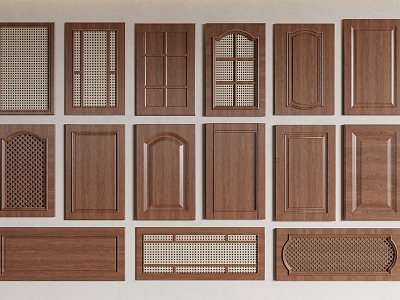 Middle Ancient Style Cabinet Door Panel Cabinet Door Panel Wardrobe Door Decorative Cabinet Door model