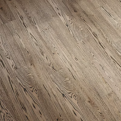 Natural Wood Grain Wooden Flooring With Warm Tone Smooth Surface For Home Interior 3d model