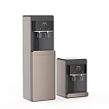 Modern Water Dispensers Large And Small With Brown Black Design For Home