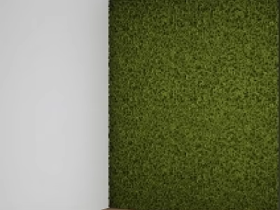 Indoor Green Plant Wall Decor With White And Black Background For Interior Design 3d model