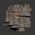 Natural Cave Interior With Rocky Formations Rough Rock Walls And Uneven Ground