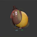 Modern game character sheep cartoon sheep anime sheep 3d model