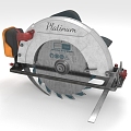 electric circular saw saw blade table saw electric saw power tool 3d model