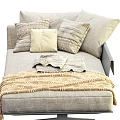Modern Flexform chaise longue 3d model
