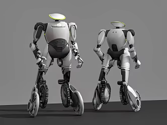 GAC Group third generation intelligent robot GOMATE intelligent robot 3d model