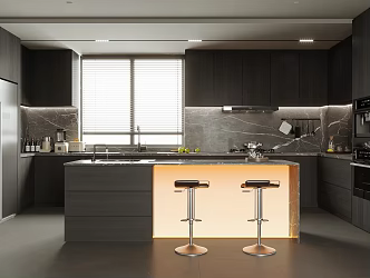 Modern Kitchen 3d model