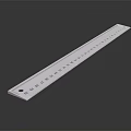 Plastic Measuring Ruler With Clear Straight Edge And Number Marks