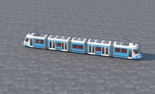 modern subway 3d model