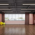 Children's Opera Of Zhengzhou School Reception With Plants And Bookshelves