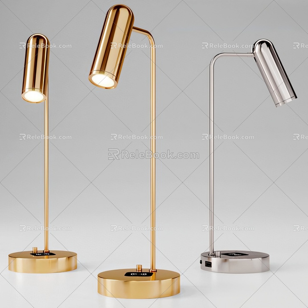 Jane European Light Luxury Table Lamp Lamps 3d model