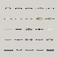 European-style handle 3d model