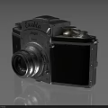 Vintage Exakta Varex Electronic Camera With Metal Leather Body And Lens