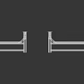 Stylish Golden Bathroom Towel Rack With Multiple Rails For Home Use