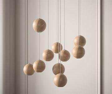 Nordic chandelier 3d model