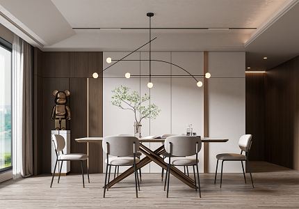 Modern Restaurant 3d model