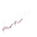 Elegant Modern Curved Metallic Chandelier With Sleek Gold Streamlined Design